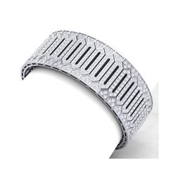23 ctw Certified VS/SI Diamond 8 Inch Bracelet 18K White Gold