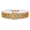 Image 2 : 20.78 ctw Fancy Citrine & Diamond Bracelet 10K Rose Gold