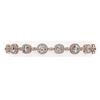 Image 2 : 12 ctw Cushion Cut Diamond Designer Bracelet 18K Rose Gold