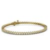 Image 1 : 4.5 ctw Diamond Designer Bracelet 18K Yellow Gold