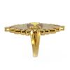 Image 2 : 4.57 ctw Canary Citrine & Diamond Ring 18K Yellow Gold