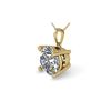 Image 1 : 1.50 ctw VS/SI Diamond Designer Necklace 14K Yellow Gold