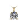 Image 2 : 1.50 ctw VS/SI Diamond Designer Necklace 14K Yellow Gold