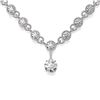 Image 2 : 11.5 ctw Diamond Designer Necklace 18K White Gold