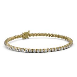 7 ctw Diamond Designer Bracelet 18K Yellow Gold