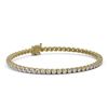 Image 1 : 7 ctw Diamond Designer Bracelet 18K Yellow Gold