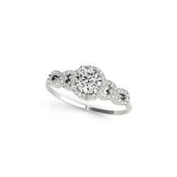 1.33 ctw Certified VS/SI Diamond Ring 18K White Gold