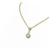 Image 2 : 1.67 ctw Cushion Diamond Necklace 18K Yellow Gold