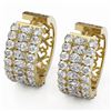 Image 1 : 11.44 ctw Pear Cut Diamond Earrings 18K Yellow Gold