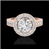 2.25 ctw Vintage VS/SI Diamond Engagement Ring 14K Rose Gold