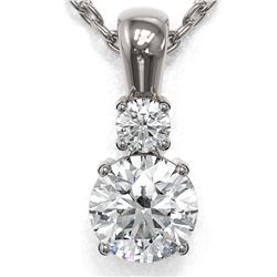 0.6 ctw Diamond Designer Necklace 18K White Gold