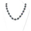 Image 1 : 7.73 ctw Diamond and Pearl Necklace 18K Rose Gold