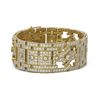 Image 1 : 37 ctw Diamond Designer Bracelet 18K Yellow Gold
