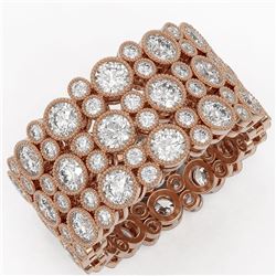 6.3 ctw Diamond Designer Ring 18K Rose Gold