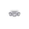 2.25 ctw Certified VS/SI Diamond 3 Stone Micro Ring 18K White Gold