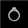 Image 2 : 1.32 ctw Certified Diamond Solitaire Ring 10K White Gold