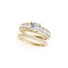 2.75 ctw Certified VS/SI Diamond 2pc Set Ring Wedding 14K Yellow Gold
