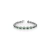 Image 1 : 10.0 ctw Emerald Bracelet 18K White Gold