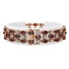 Image 2 : 24.68 ctw Garnet & Diamond Bracelet 10K Rose Gold