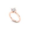 Image 2 : 1 ctw Certified VS/SI Diamond Solitaire Ring 18K Rose Gold