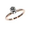 Image 2 : 1 ctw Certified VS/SI Quality Oval Diamond Solitaire Ring 10K Rose Gold