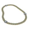 Image 2 : 37.66 ctw Sky Topaz & Diamond Necklace 14K Yellow Gold