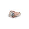 Image 2 : 1 ctw Solitaire Certified VS/SI Diamond Ring 14K Rose Gold