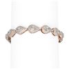 Image 1 : 16.3 ctw Oval Diamond Bracelet 18K Rose Gold