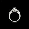 Image 2 : 1.40 ctw Certified Diamond Solitaire Ring 10K White Gold