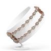Image 2 : 15 ctw Diamond Designer Bracelet 18K Rose Gold
