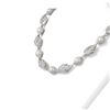 Image 2 : 22 ctw Diamond and Pearl Necklace 18K White Gold