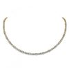 Image 1 : 19 ctw Mixed Cut Diamond Designer Necklace 18K Yellow Gold