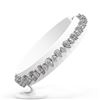Image 2 : 11.50 ctw Pear Diamond Designer Bracelet 18K White Gold