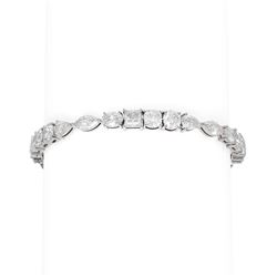 15 ctw Diamond Bracelet 18K White Gold
