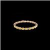 Image 2 : 19.7 ctw Citrine & VS/SI Diamond Eternity Bracelet 10K Rose Gold