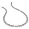Image 2 : 18 ctw Mix Cut Diamonds Designer Necklace 18K White Gold