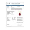 Image 2 : 5.32 ctw Ruby & Diamond Pendant 14K Yellow Gold