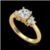 Image 1 : 1 ctw VS/SI Diamond Solitaire Ring 18K Yellow Gold