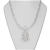 Image 1 : 20 ctw Diamond Necklace 18K White Gold