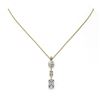Image 2 : 1.75 ctw Emerald Cut Diamond Designer Necklace 18K Yellow Gold