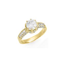 1.75 ctw Certified VS/SI Diamond Ring 14K Yellow Gold