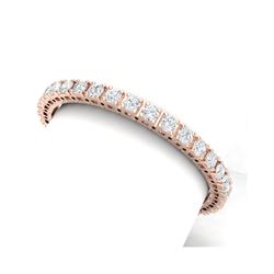 20 ctw Certified SI Diamond Bracelet 18K Rose Gold