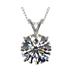 2.50 ctw Certified Quality Diamond Necklace 10K White Gold