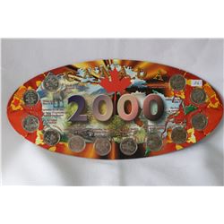 Canada Twenty-five Cent Coins (12)