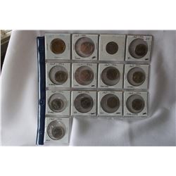 Canada Twenty-five Cent Coins (12)