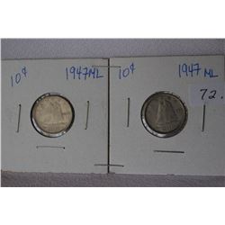 Canada Ten Cent Coins (2)