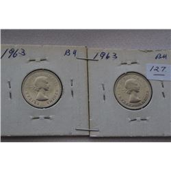 Canada Five Cent Coins (2)