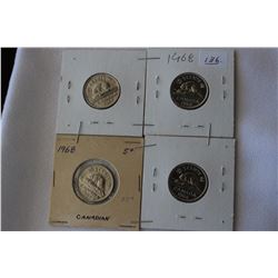 Canada Five Cent Coins (4)