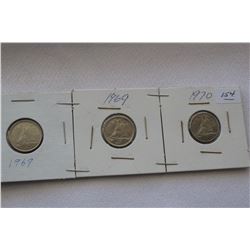 Canada Ten Cent Coins (3)