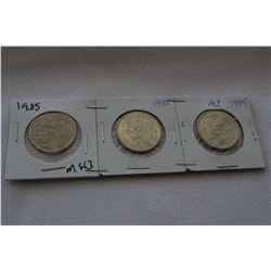 Canada Fifty Cent Coins (3)